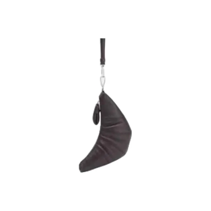 Lemaire Leather Croissant Bag Croissant Bag Croissant Bag Coin Purse Unisex Brown-1
