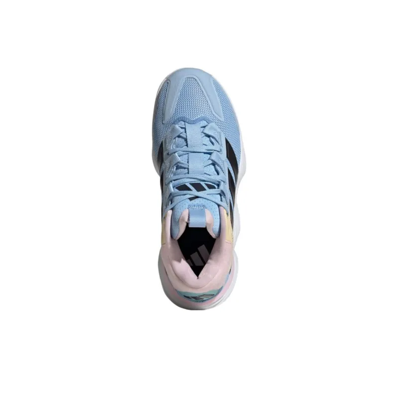 Adidas Court Stabil Indoor White Bright Royal Women's-1