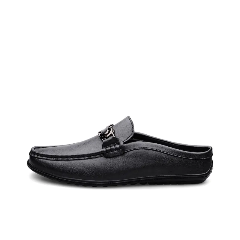 British Knights Slip Resistant Closed Toe Slippers Men's Black-0