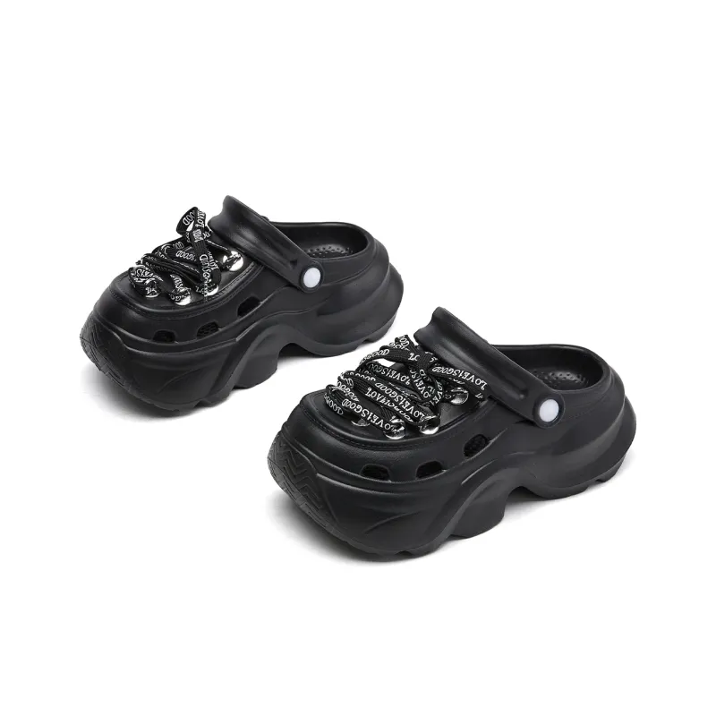La Chapelle Clogs Women's Black-2