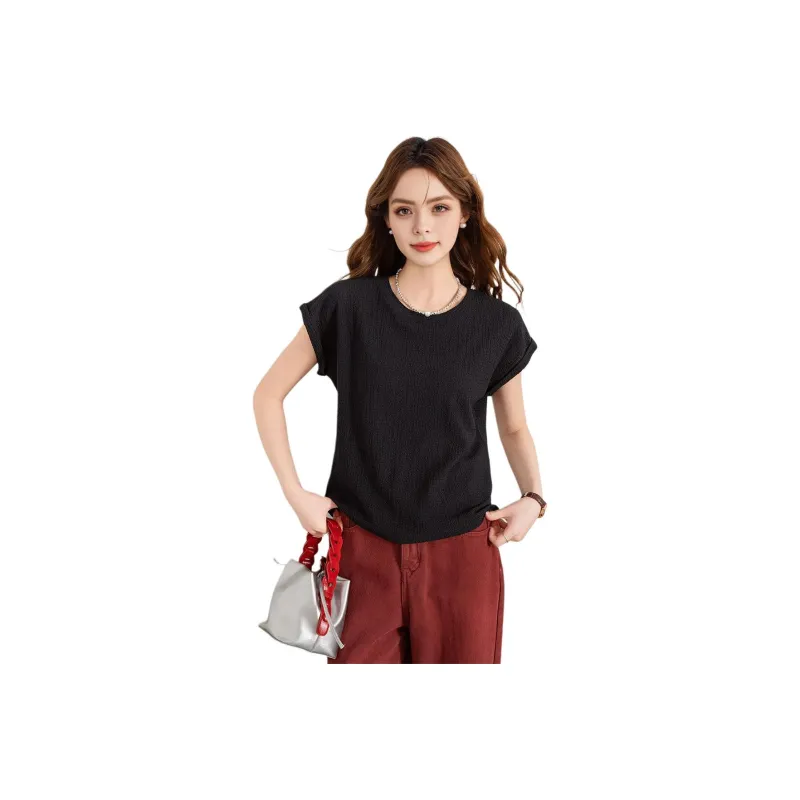 FAWENXIANGZI Regular T Shirt Women's-0