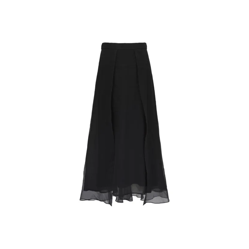 Brunello Cucinelli Flared Midi Skirt-0