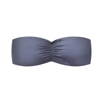 Khy FW24 DROP 010 Ruched Bandeau Bikini Top Bikini Women's Meteor Gray