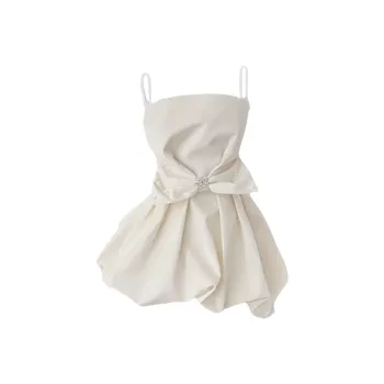 YGPRW Sleeveless Dresses Women's Apricot