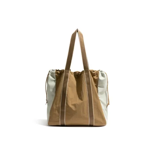 VIHUS Nylon Shoulder Bag Regular Women's Khaki/Light Purple/Dark Gray