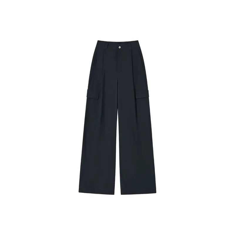 TAGEECHITA Outline, Loose Fit Slimming Straight Fit Cargo Pants Casual Pants Women's-0