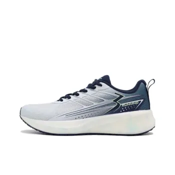 361° Cushioning And Breathable Low Top Casual Training Sprint Running Shoes Men's White Blue