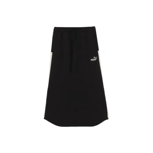 PUMA T7 Casual Long Skirts Women's Black