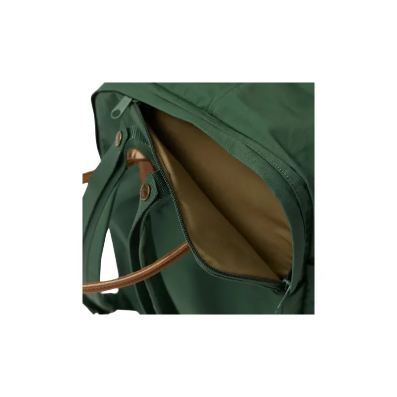 Fjallraven Kanken Polyester Backpack Unisex Dark Copper Green-3