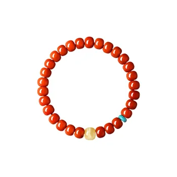 LANMUYINNUO Southern Red Agate Bracelets Unisex