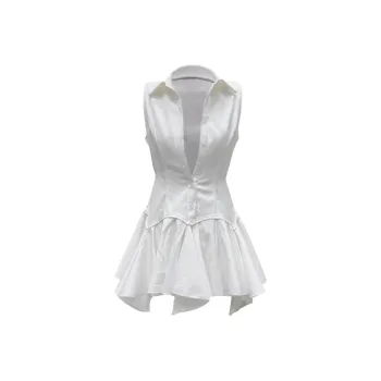GTLA Sleeveless Dresses Women's White