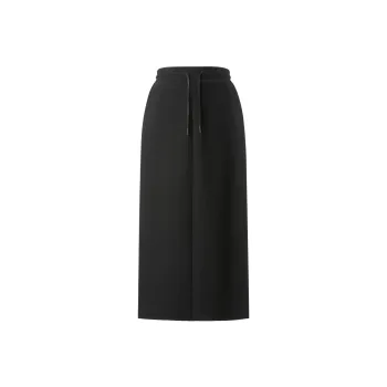 HLA Casual Long Skirts Women's Black W4