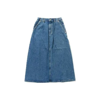 L.L.Bean Casual Long Skirts Women's Blue