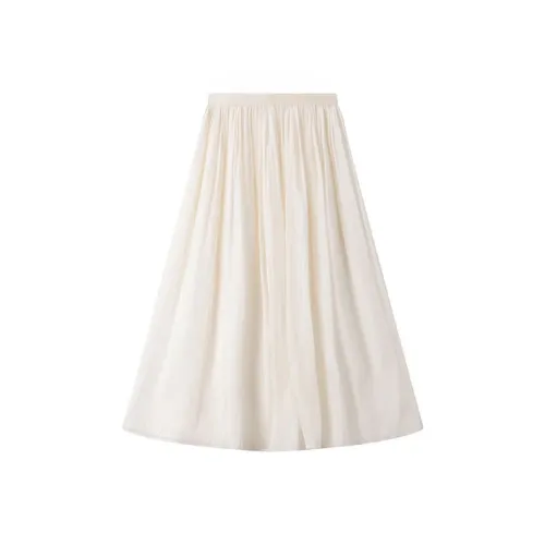 ATUXIU 2025 Spring/Summer Slimming A Line Sheer Gauze Skirt Women's