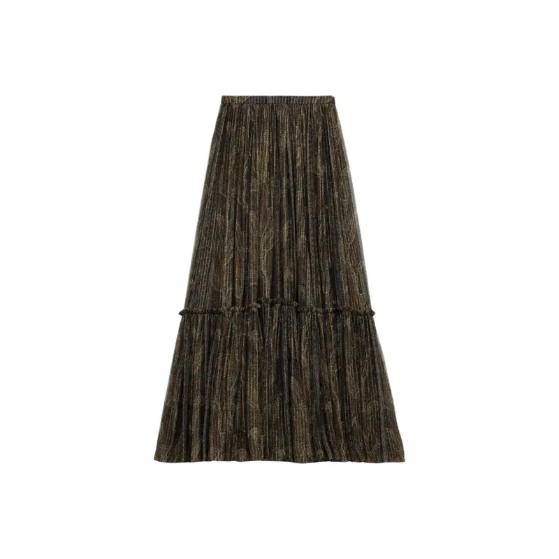 SAINT LAURENT Pleated Skirt-0