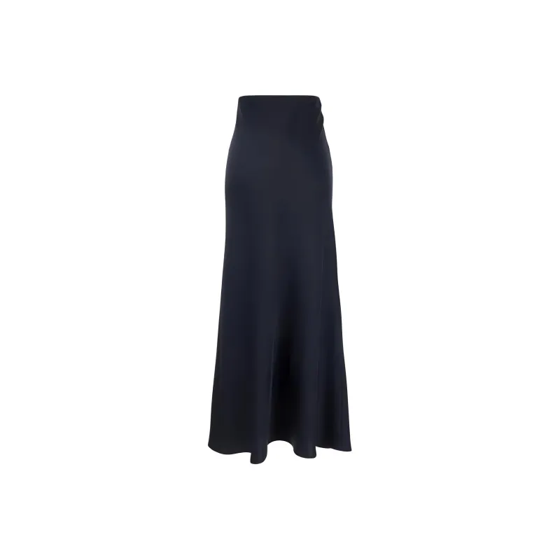 BE PLAIN Casual Long Skirts Women's Blue-0
