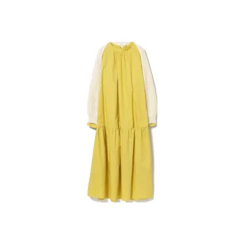 Beams Two Piece Skirt Sets Women's Clothing Sets Ecru+Yellow