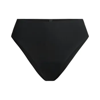 SKIMS SS25 SIGNATURE SWIM HIGH WAISTED BIKINI BOTTOM Swimming Shorts Women's ONYX/Onyx