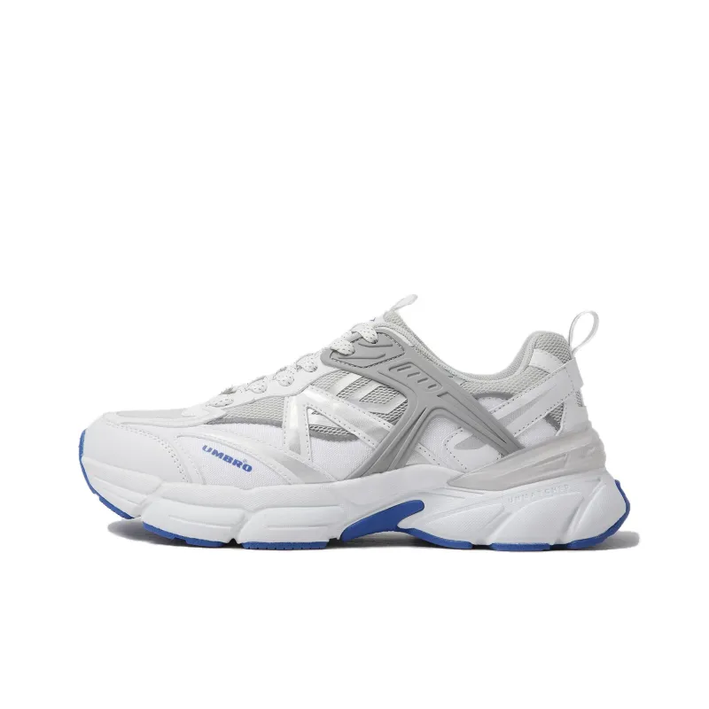 Umbro Anti Slip Wear Resistant Low Top Running Shoes Unisex White-0