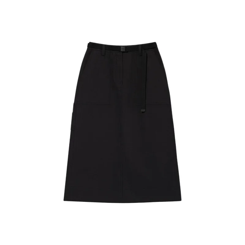 COVERNAT Casual Long Skirt Women's Black-0