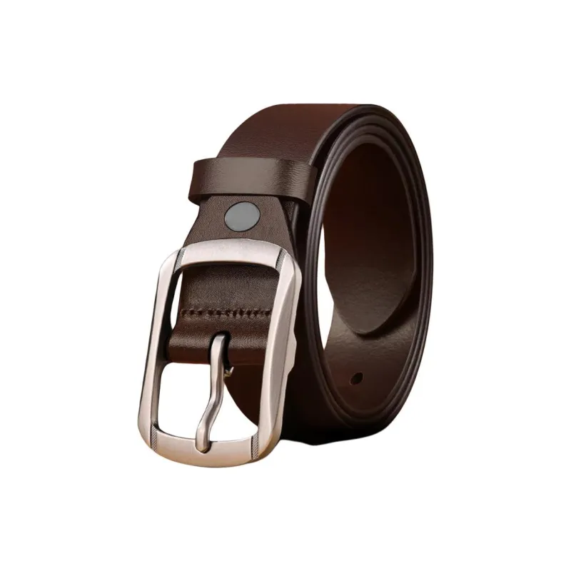 JEANSWEST Split Cow Leather Belts Men's 3.8CM-5