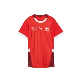 PUMA Switzerland Football SS24 Soccer Jerseys Women's Red