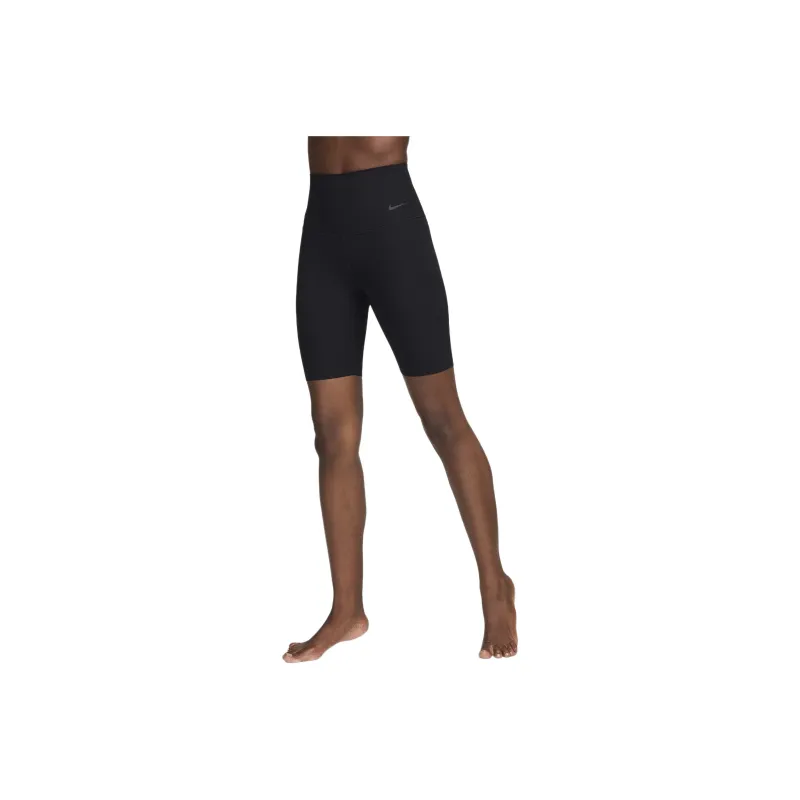 Nike Zenvy Rib Women's Gentle Support High Waisted 8' Biker Shorts-0