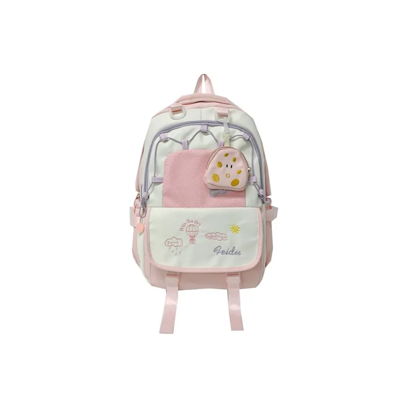 Yalu Nylon Backpack Regular Unisex Multicolor-0