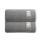 Gray+Gray]Flannel 80*160cm Bath Towels (New Binding Upgraded)