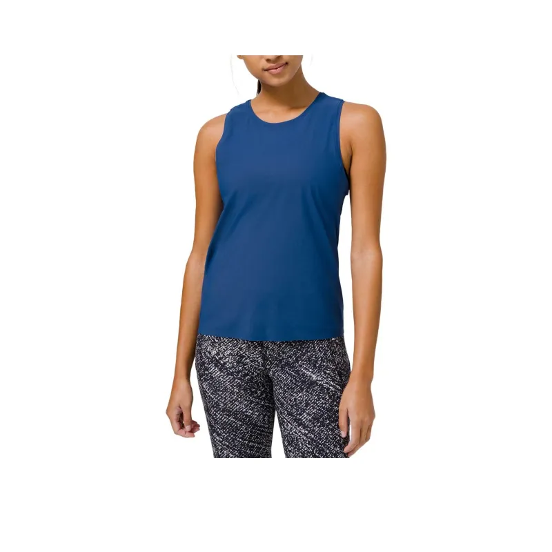 Lululemon Run On Sport Vests Women's Blue Sailboat Race-0