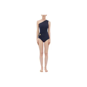 Bottega Veneta FW24 One piece Swimsuit Women's Dark Blue