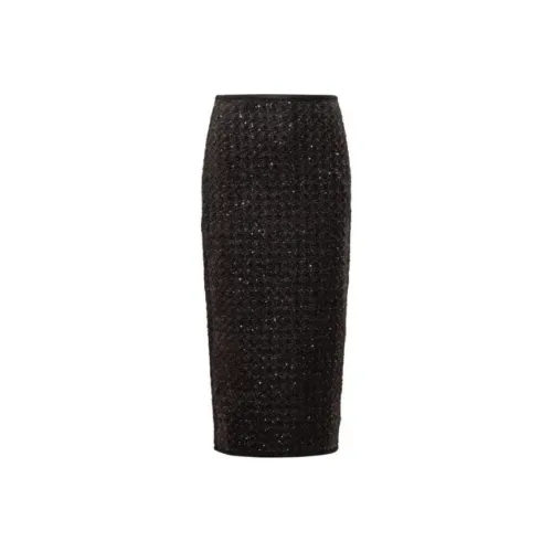 Rotate Bouclé Midi Skirt