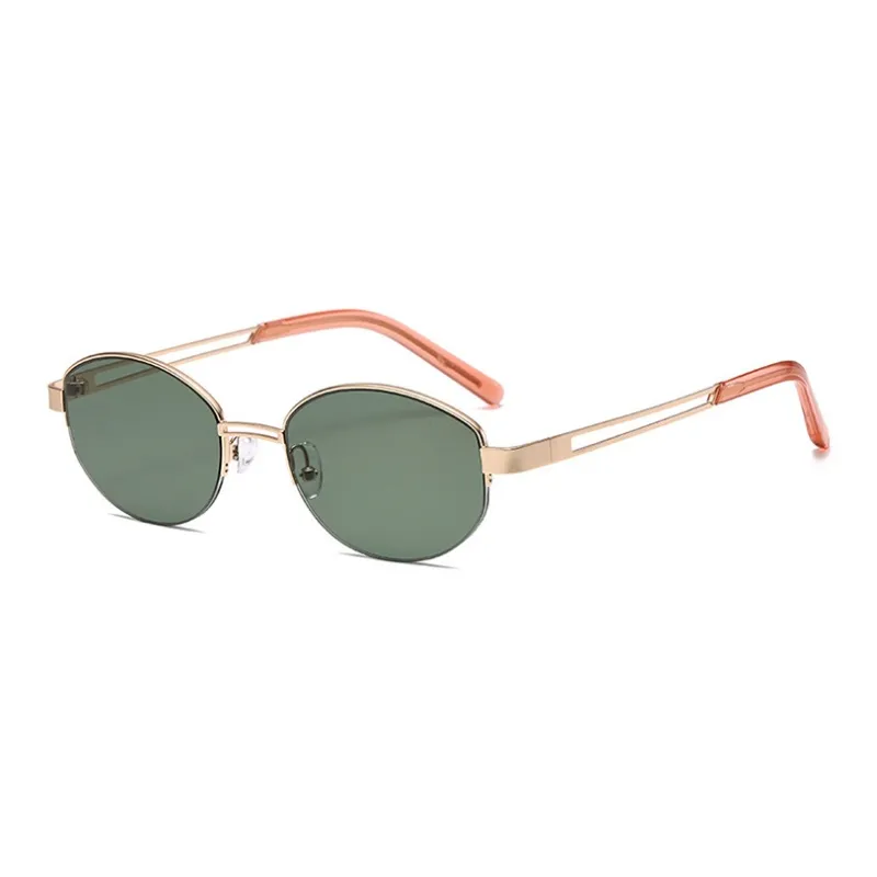 YUZHAOLIN Metal Oval Sunglasses Unisex-6
