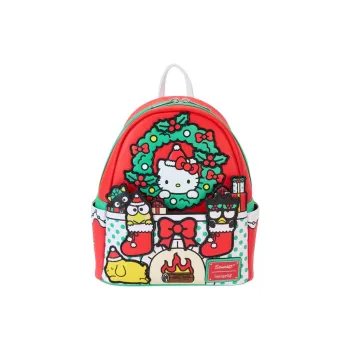 Sanrio Loungefly Collaboration Polyurethane Backpack Mini Women's Red & Multicolor