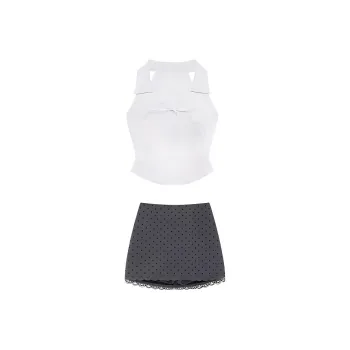 DOSOHEB Two Piece Skirt Sets Women's