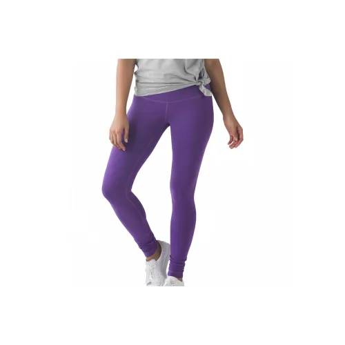Lululemon Wunder Under Athletic Trousers Women's Purple