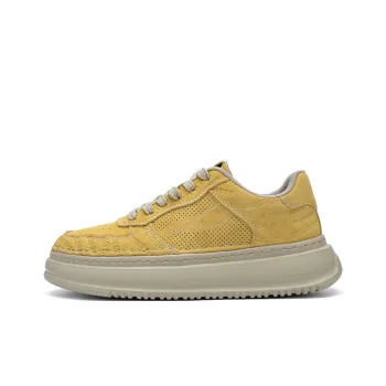 AOKANG Trendy Play Series Skateboard Shoes Men Low Top Pine Pollen Yellow, Wheat Yellow, Black, Grape Gray
