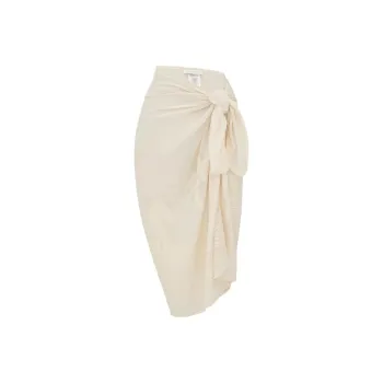 Zimmermann SS25 Casual Long Skirt Women's Ivory White