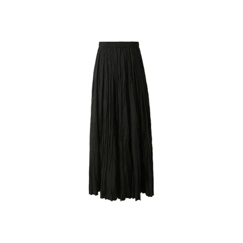 3COLOUR Casual Long Skirt Women's Classic Black
