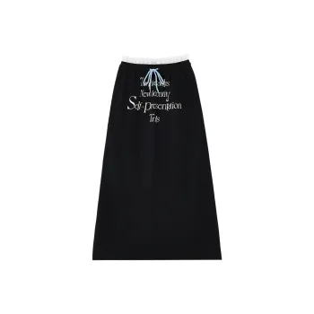 TURNTHETABLES Casual Long Skirt Women's Black