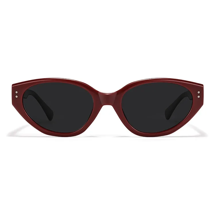 Sagawa TR/Memory Plastic Plate Frame Cat Eye Sunglasses Unisex-7