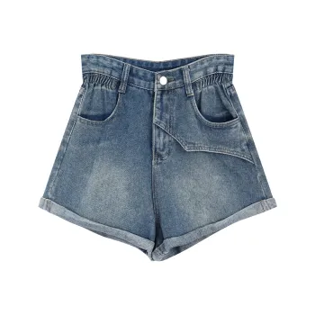 Garbege Denim Hot Pants Women's