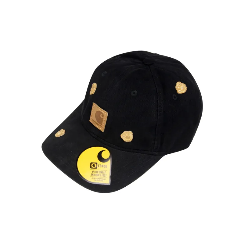 Carhartt Cotton Baseball Caps Men's Black-1