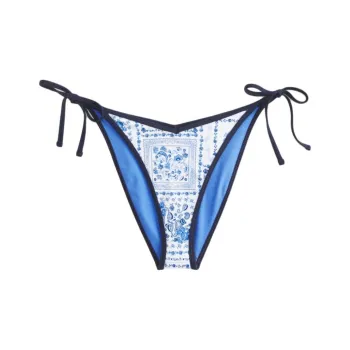 Hollister Swimming Shorts Women's Blue All Over Print