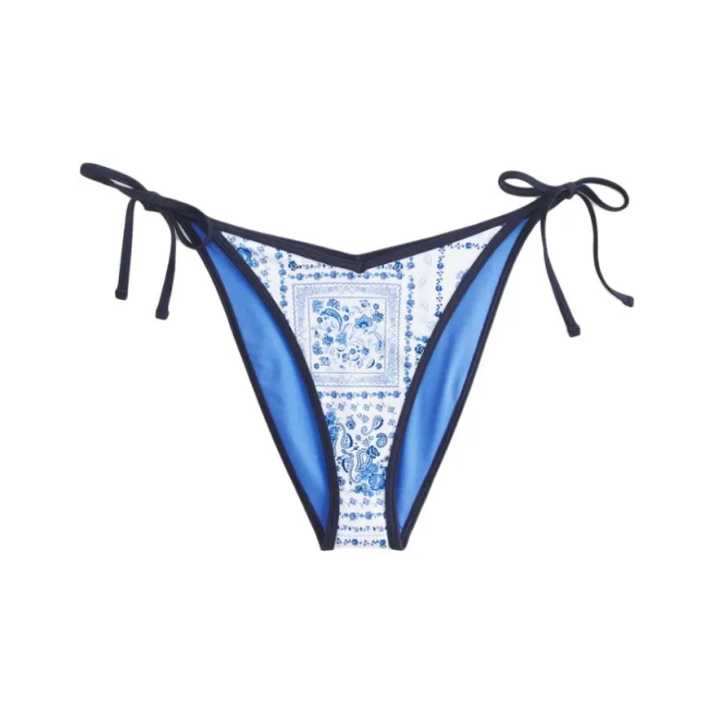 Hollister Swimming Shorts Women's Blue All Over Print-0