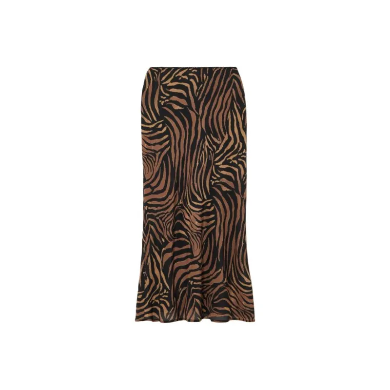 Rixo Casual Long Skirts Women's Brown-0