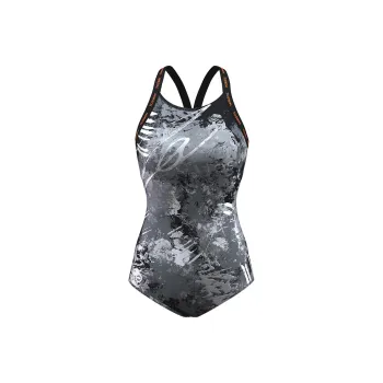 TOSWIM One piece Swimsuit Women's [Ink Shadow Graffiti]