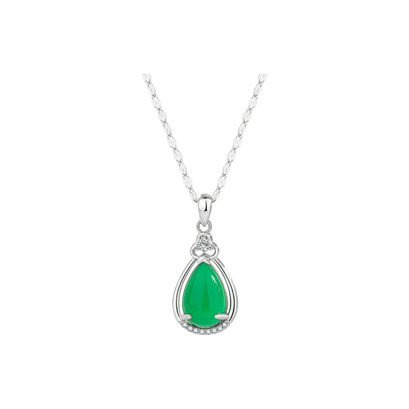 Shang Qianyi Natural Chalcedony Necklaces Women's-0