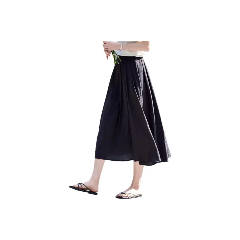 Still Quiet Casual Long Skirt Women's-0