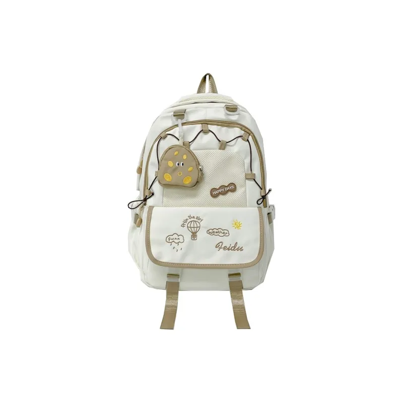 Yalu Nylon Backpack Regular Unisex Multicolor-6